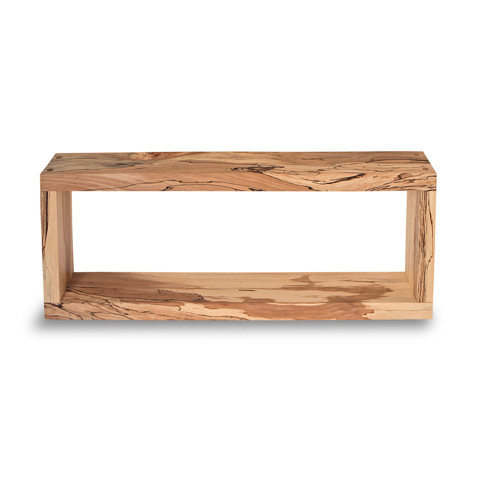 Alex Brooks Furniture | Organically Inspired Wood Furniture | Spalted Beech Box Shelf