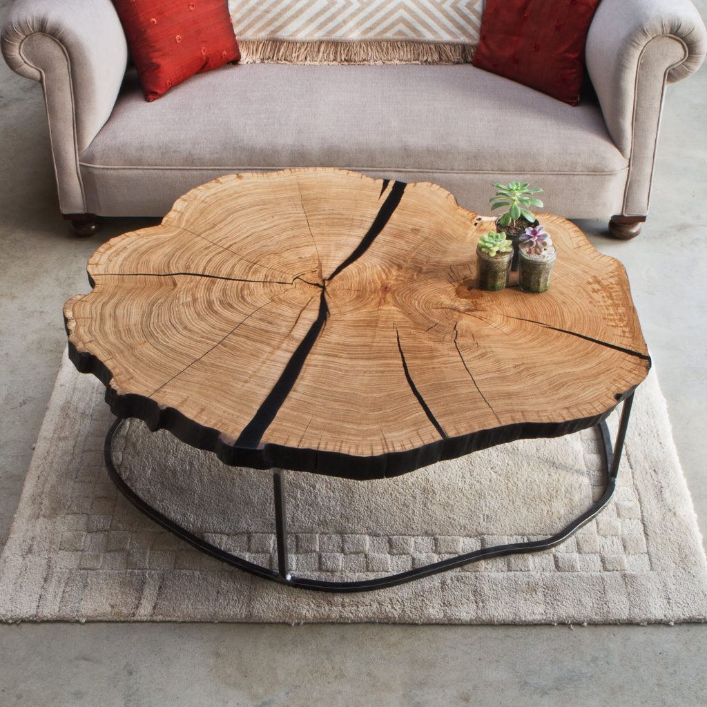 Alex Brooks Solid Wood Furniture Slice Prime table