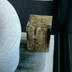 Spalted Beech Block Side Table