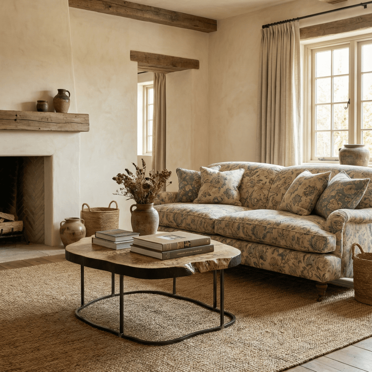 Latmore spalted beech slice coffee table farmhouse Spalted beech coffee table organic tree trunk slice of timber with live edge natural finish